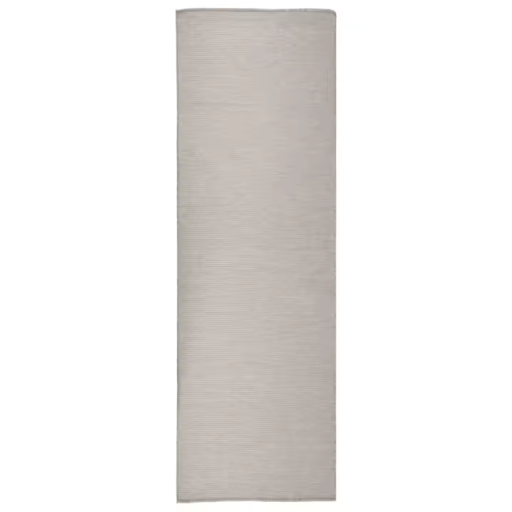 vidaXL Alfombra de exterior de tejido plano gris taupe 80x250 cm - 1