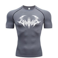 Camiseta De Fitness Para Hombres Musculado Gimnasio Quick Dry Transpirable Deporte Entrenamiento Estilo Fitness Ropa Deportiva - details 4