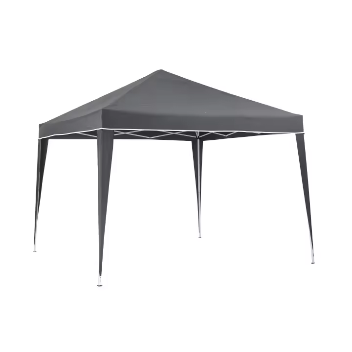 KG KITGARDEN - Carpa Plegable 3x3m para Jardín, Incluye Piquetas y Bolsa de Transporte, Gris - DELUXE - 1