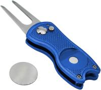 Herramienta de reparación de divot de golf con botón emergente y marcador de bola magnética, Ligero, portátil, mini herramienta de reparación de Divot - details 0