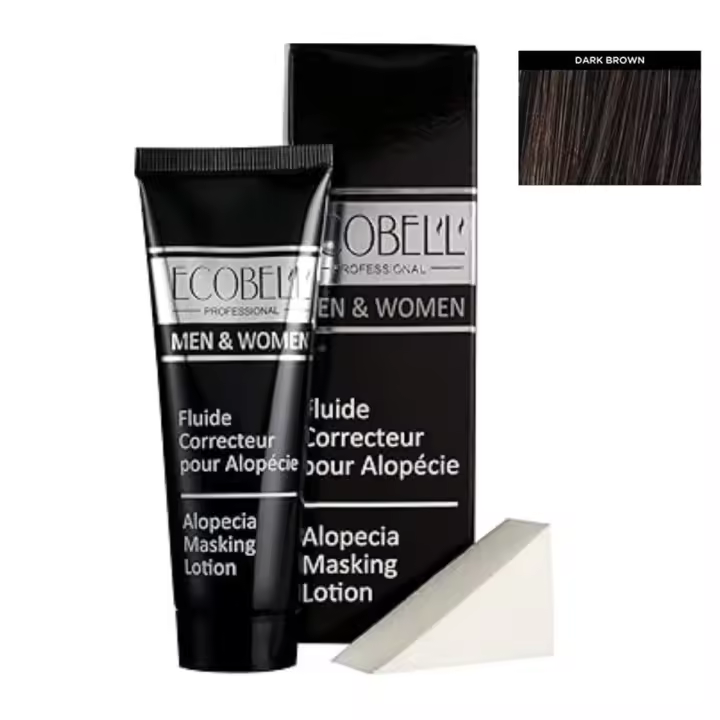 Maquillaje Capilar en crema MASKING LOTION ECOBELL 50ml - Color: Castaño Medio / Medium Brown - 1