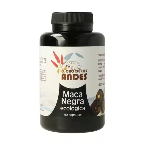 MACA NEGRA. 90 CÁPSULAS. EL ORO DE LOS ANDES. AYUDA A DISMINUIR EL CANSANCIO Y LA FATIGA. VIGORIZANTE. - 1