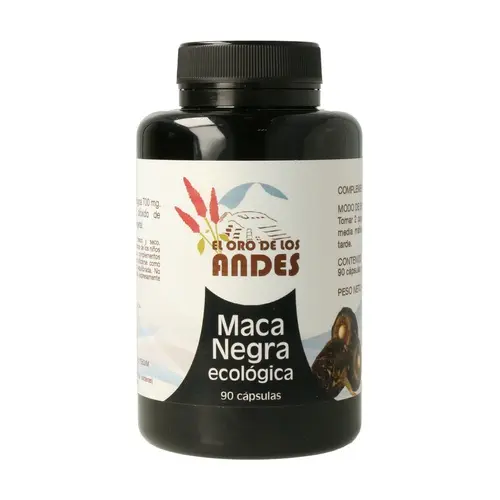 MACA NEGRA. 90 CÁPSULAS. EL ORO DE LOS ANDES. AYUDA A DISMINUIR EL CANSANCIO Y LA FATIGA. VIGORIZANTE. - 1
