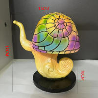 Lámpara De Mesa LED Creativa Con Diseño De Plantas Fungus Y Caracol Iluminación Nocturna Colorida Para Decoración Del Hogar Y Dormitorio - details 8