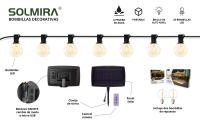 Cadena de Luces, 25 +2 LEDs Solares de Exterior, 7,6 M, 4 Modos - details 0