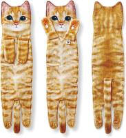 Divertidos Gatos Toallas de Mano Suspendible- Decoración Gato Baño Cocina - Toalla Absorbente Animal Regalos Navidad Cumpleaños Amigo Invisible-Regalos Originales Graciosos Mujer Amantes de Los Gatos - details 4