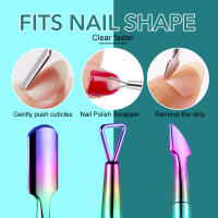 Set De 3 Herramientas De Manicura Y Pedicura En Acero Inoxidable Cortauñas Clipper De Cutícula Tijeras Eliminador De Piel Muerta Y Empuñadura - details 3