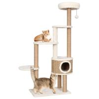 vidaXL Árbol para gatos cojín lujo poste rascador hierba marina 148 cm - details 0
