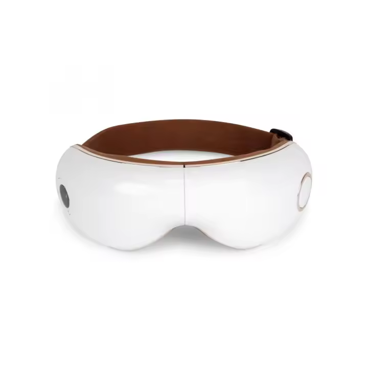 GLOBAL RELAX®  SKANDAS Masajeador facial, de cara y ojos I Gafas plegables con vibromasaje I Presoterapia I Calor I Música  Corrector de ojeras  Altavoces integrados - 1