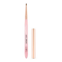 Pincel De Dibujo Para Uñas Transparente Rosa Herramienta De Manicura DIY Pincel De Gel UV Extensión Pincel De Carving Para Arte De Uñas - details 2