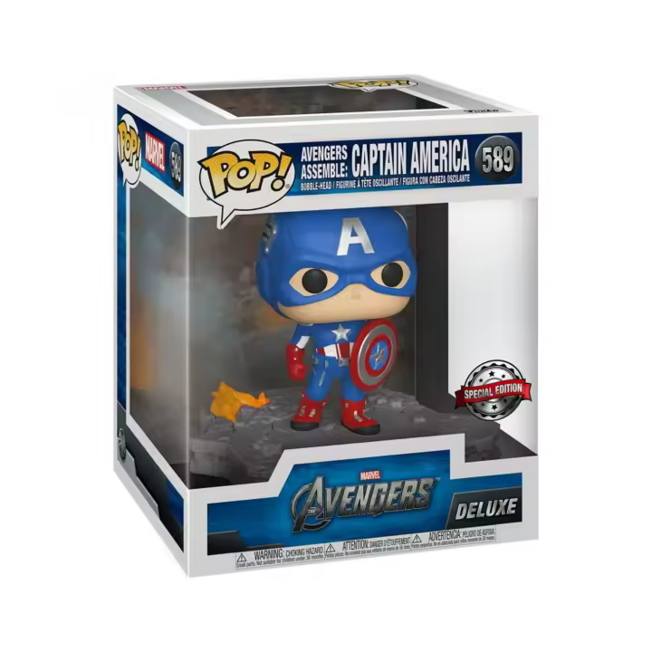 Funko POP Marvel Avengers Captain America Assemble Exclusive - 1