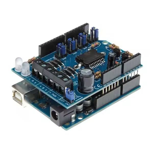 Whadda Motor Shield para Arduino® - Controlador de Doble Puente L298P - 2 Canales - 1