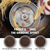 Molino Eléctrico De Café Mini Processador De Alimentos Para Cereales Frutas Verduras Semillas Y Especias Acero Inoxidable Más De 11 Niveles De Picado Para Cocina - details 6
