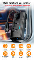 Inversor De Corriente Para Coche Deelife 220V 12 a 220 Voltaje Convertidor De Energía 200W Para Vehículos De 12V Protección Contra Sobrecarga Y Sobretensión - details 1