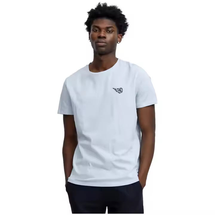 Camiseta de Manga Corta Blend  para hombre en color azul - 1