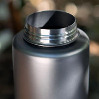 Botella De Deporte De Titanio Tomshoo 1L a Prueba De Fugas Single-layer Ultraligera Para Camping Y Exteriores 750ml Taza Pot Drinkware - details 10