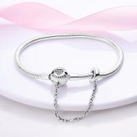 Pulsera De Plata Esterlina 925 Para Mujer Con Encantos De Mariposa Corazón Y Cadena De Serpiente Joyería DIY Clásica Adecuada Para Aniversarios - details 6