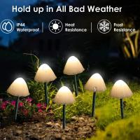 Luces De Hongo Solar Para Jardín Decoración De Fiesta En Camping Luces Faeiras De Paisagem Exterior Iluminação LED Contemporânea IP44 PVC - details 2