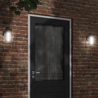 vidaXL Aplique de exterior de acero inoxidable negro luz de pared exterior Cantidad 1 unidad, 2 unidades - details 1