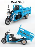 Coche De Juguete Eléctrico a Escala 1/12 Triciclo De Aleación De Metal Con Sonido Y Luz Función De Retroceso Regalo Para Niños - details 5