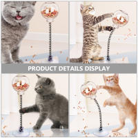 Juguete De Bola Para Gatos Dispensador De Alimentos Para Interiores Con Tratamientos De Primavera Juguete Divertido Para Mascotas - details 7