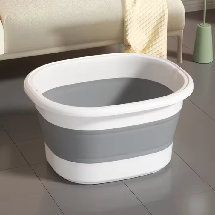 Baño De Pies Plegable Para Hogar Con Masaje Caja De Baño De Pies Saludable Para Adultos Recipiente De Baño De Pies Portátil Para Niños - 1