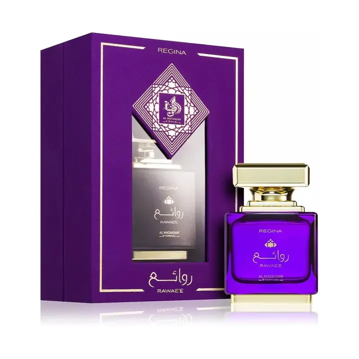 Perfume árabe de mujer Rawaee Regina  Al Wataniah 100ml ,Fragancia femenina especial,lujosa,duradera Colonia de mujer oriental ,sensual,sexy NOVEDAD - 1