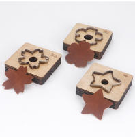 Molde De Corte De Cuero Sakura Y Estrellas De Cinco Puntos Con Regla De Acero Herramienta De Manualidades DIY Tamaño 2.5-5.5 Cm - details 6