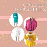 QUALITY TOWELS. ALBORNOZ MUJER ENTALLADO modelo LADY de rizo de 400grs. Cuello semichimenea y cierre con cinturón a juego. Disponible en varios colores. - details 2