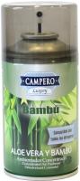 CAMPERO Tronic Luxury, Ambientador Bambu y Aloe Vera En Aerosol 250ml, Pack 4 Recambios, Dosificador Automático, Apto Para Todos Los Difusores Del Mercado, Aroma Intenso y Duradero - details 0