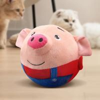 Juguete Interactivo Para Perros Pequeños Y Medianos Bola Saltar Vibración Musical Auto-Movilizable Masticable Divertido Con Sonidos Fleece - details 3