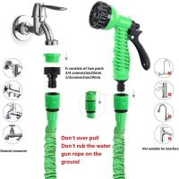 Tubo De Riego Jardín Expansible 25FT-200FT Con Pistola De Agua Alta Presión Herramienta Diaria Para Riego De Jardín Y Limpieza De Coches - details 7