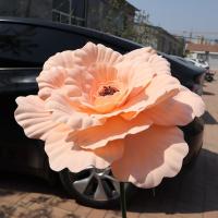 Nuevas Grandes Flores Artificiales De Paeonia PE 50cm Para Exhibición De Ventanas Simulación De Pétalos De Flor Para Fotografía Y Decoración Del Hogar - details 13