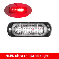 Luz De Advertencia Estroboscópica LED Para Coche Camión Remolque 1/2Pcs 4LED Luz De Emergencia Intermitente Universal Para Automóviles Y Motocicletas - details 9