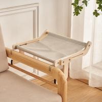 Cama De Gato En Ventana De Madera Sólida Resistente Cuatro Estaciones Colgante Para Jardín Hogar Juguete Para Mascotas - details 5