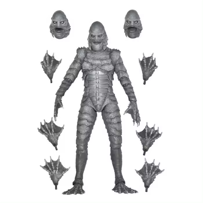 Figura Creature From The Black Lagoon (B&W) Ultimate Terror Neca - Universal Monsters - 1