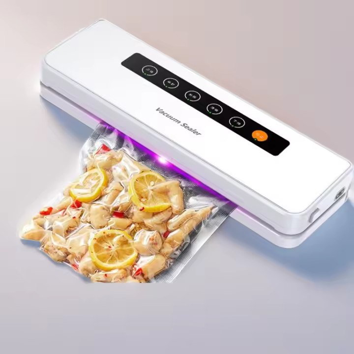 Envasadora EN EL Vacío Profesional Hogar Máquina Selladora 30s Ràpida + 20 Bolsas Reutilizables Certificado CE IPX4 Carnes, pescados y Sous Vide Ahorro Energético 0,8 €/Mes + APP Envío 24H Gratis - 1
