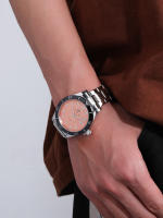 Reloj De Pulsera Para Hombre En Acero Inoxidable Calendario Estilo Business Moda Deportiva Regalo Para Fiestas Movimiento Cuarzo - details 11