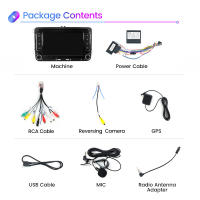 MEKEDE Radio Para Coche Android Auto Carplay 7'' 9'' Para VW Passat 6 7 CC Polo GOLF 5 6 Touran T5 Con BT WiFi FM Sistema Inteligente De Automóvil - details 11