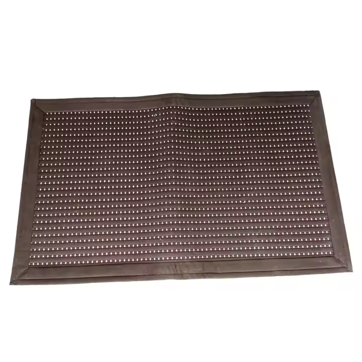 Futonia Alfombra Alecto 60x90 Celulosa Marrón Resistente y Fácil de Limpiar - 1