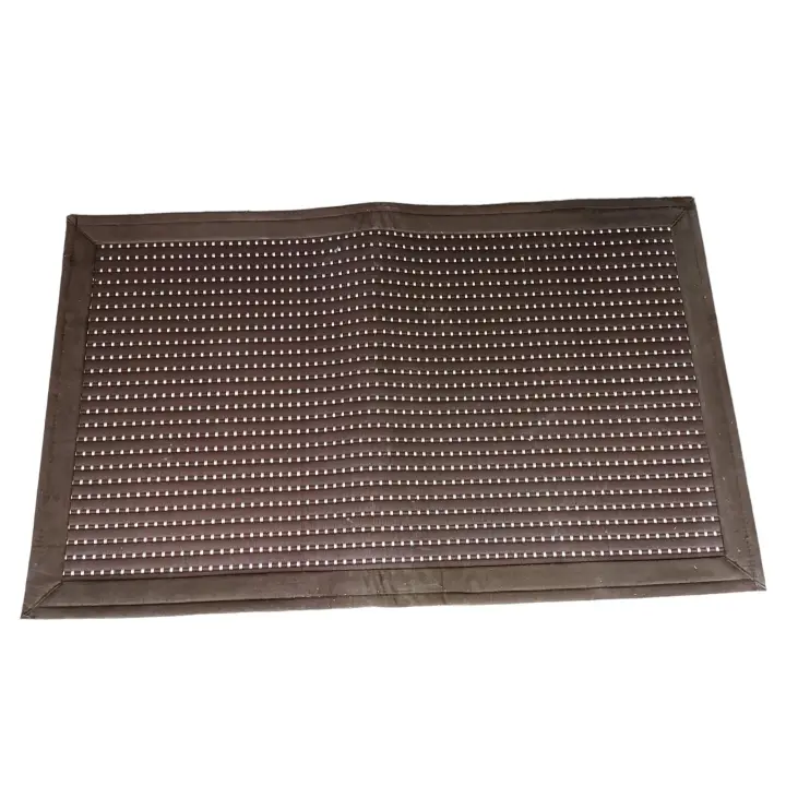 Futonia Alfombra Alecto 60x90 Celulosa Marrón Resistente y Fácil de Limpiar - 1