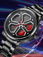 Reloj De Cuarzo Para Hombre NS Cuatro Hojas De Clover Diseño Creativo Casual Correa De Acero Inoxidable Resistente Al Agua - details 5