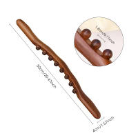 Masajeador De Madera De Abeto Universal Para Masaje Espalda Y Tratamiento De Puntos Terapéuticos Herramienta De Relajación Guasha Massajeador Abdominal - details 15