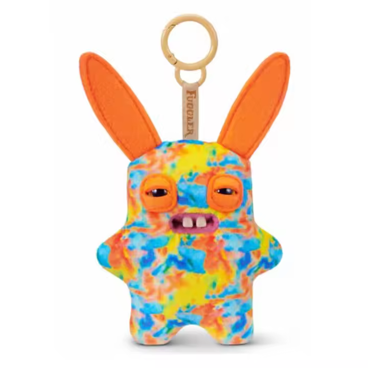 Fuggler Llavero Mini-Series 6, Rabid Rabbit - Peluche 12 cm, de ZURU – Monstruo Feo y Divertido con Dientes Humanos. Coleccionable - 1