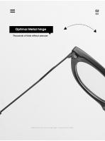 Gafas De Ojos De Gato Oversized Para Mujer KAMMPT Montura Vintage Redonda De Moda 2023 Ópticas Sin Receta Accesorios De Óptica - details 9
