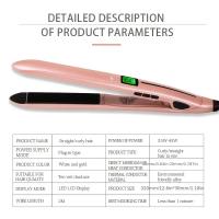 Placa de Melo Profesional Keratin Therapy Pro, queratina y aceite Almendras, Placas flotantes extrlargas, Alisador de pelo Profesional, Cerámica, 5 temperaturas hasta 230 °C, Digitalcalentamiento, muy adoptado para uso en casa y Viajes - details 14