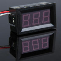 Voltímetro Digital Impermeable DC4.5V-30V Para Coche Barco Motocicleta Pantalla LED De 0.56 Pulgadas Mini Prueba Panel Amperímetro - details 2