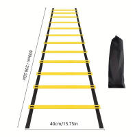 Cordón De Agilidad Ajustable De Nylon 3M 4M 6M Para Fitness Y Fútbol Equipo De Entrenamiento Con Ladder De Salto En Color Amarillo Y Negro - details 5