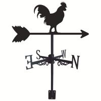 Vane De Gallo De Hierro Fundido Decoración Para Exterior De Jardín Y Techo Accesorios Metálicos Para Casa Estilo Europeo - details 13