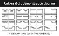 Plantillas De Diseño De Monedero DIY En Papel Para Herramientas De Cuero Accesorios De Costura Universal Clip Corto - details 2
